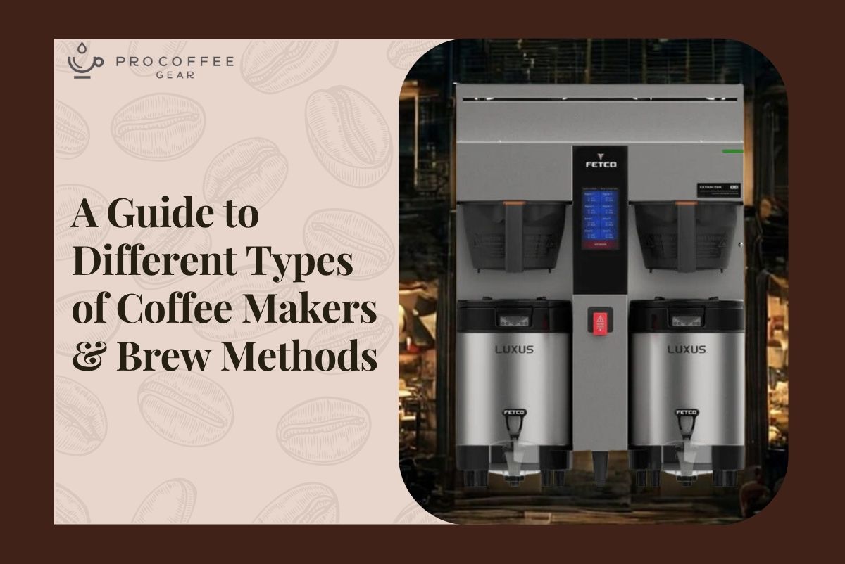 A Guide to Different Types of Coffee Makers and Brew Methods