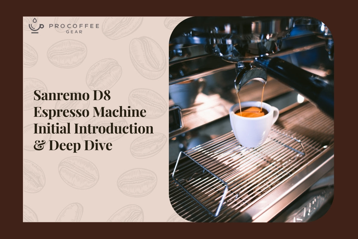 Sanremo D8 Espresso Machine Initial Introduction and Deep Dive
