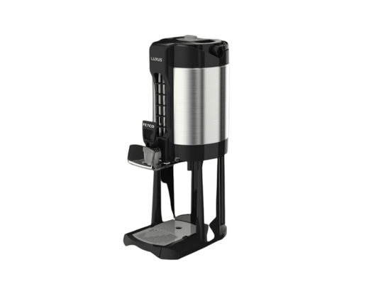 Fetco Luxus LGD Thermal Sight Gauge Coffee Dispenser with Stand | Pro Coffee Gear