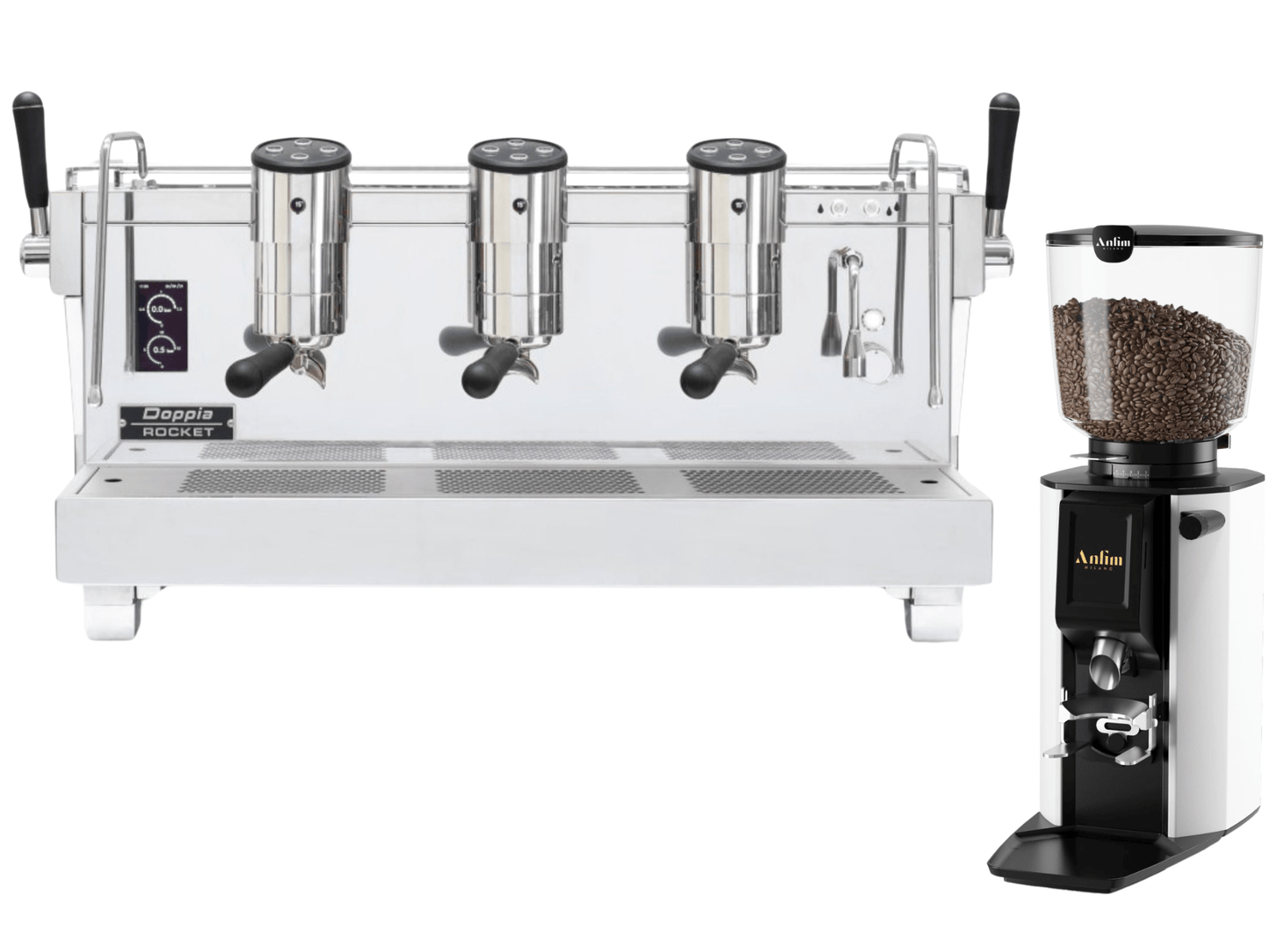Rocket RE Doppia + Anfim Luna Bundle | Pro Coffee Gear