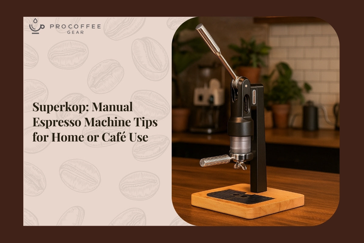 Superkop: Manual Espresso Maker Tips for Home or Café Use