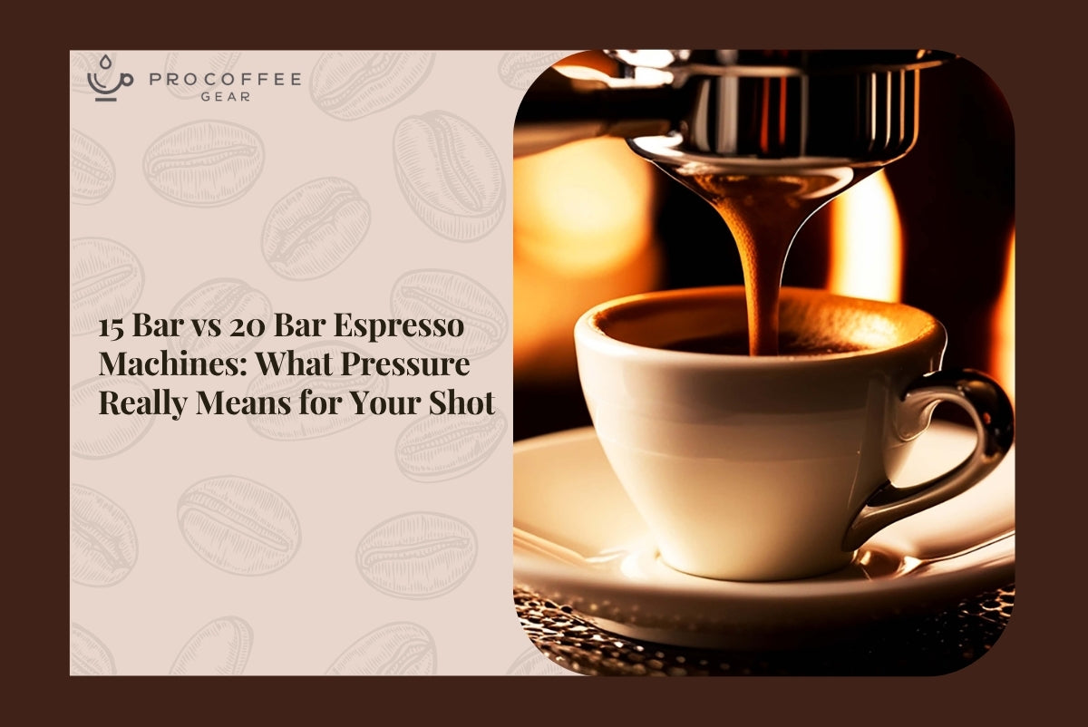 15 Bar vs 20 Bar Espresso Machines: What Pressure Really Means for Your Shot