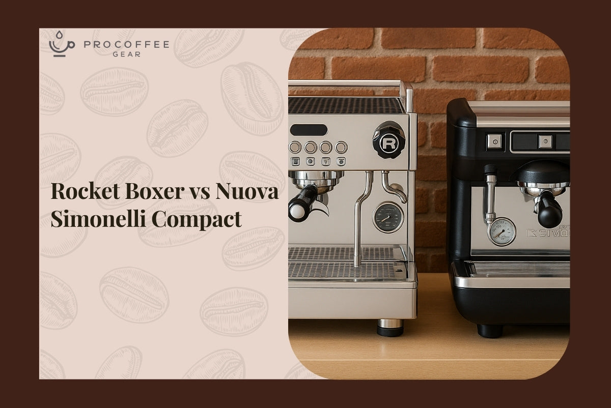 Rocket Boxer vs Nuova Simonelli Compact: Detailed Comparison for Cafes & Home Bars