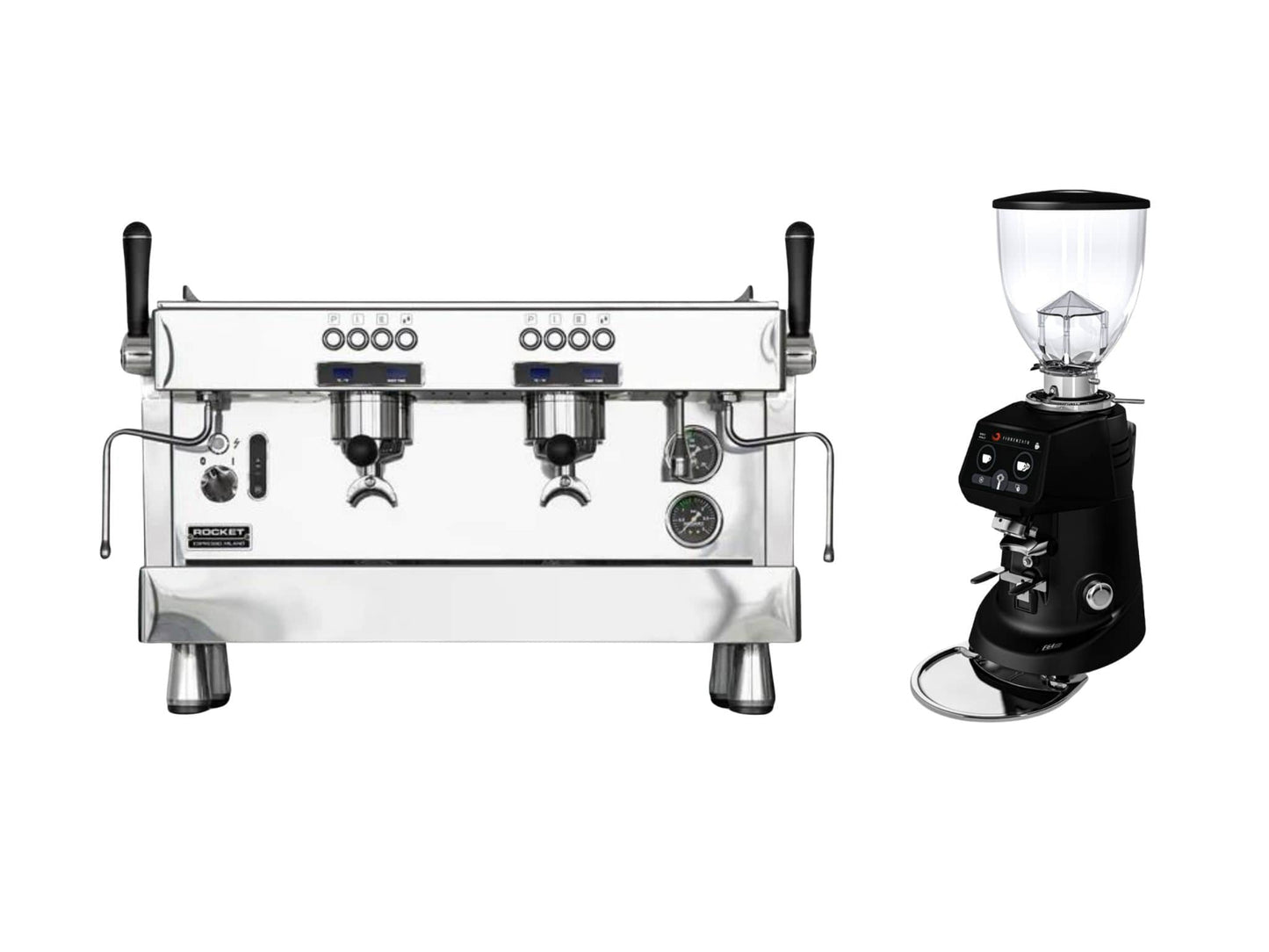 Rocket R9 Commercial Espresso Machine + Fiorenzato F64 Evo Coffee Grinder Bundle | Pro Coffee Gear