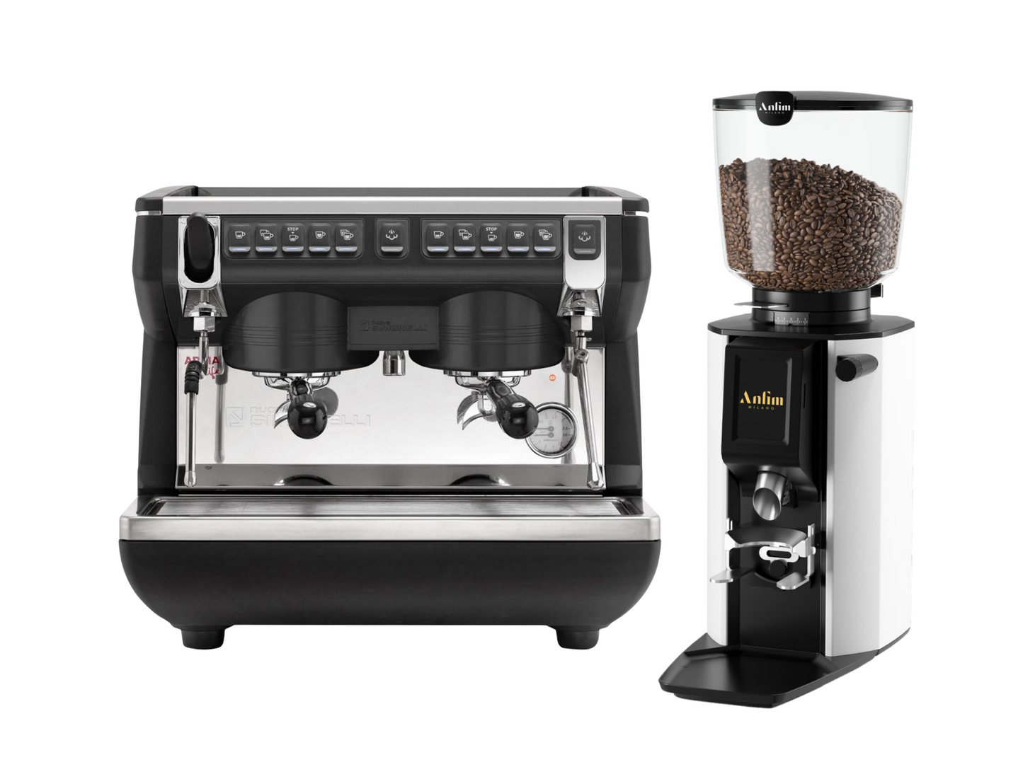 Nuova Simonelli Appia Life Compact + Macap MI20 Touch / Anfim Luna
