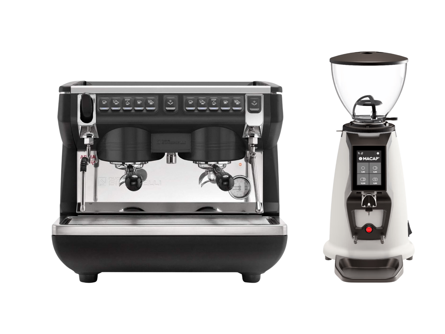 Nuova Simonelli Appia Life Compact + Macap MI20 Touch / Anfim Luna