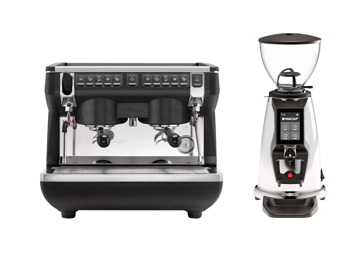 Nuova Simonelli Appia Life Compact + Macap MI20 Touch / Anfim Luna