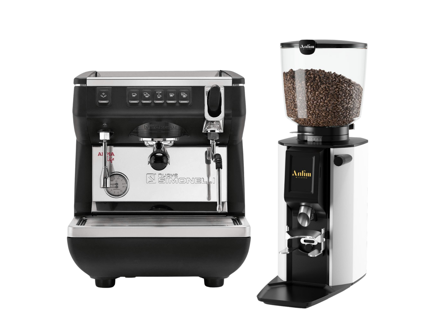 Nuova Simonelli Appia Life Compact + Macap MI20 Touch / Anfim Luna