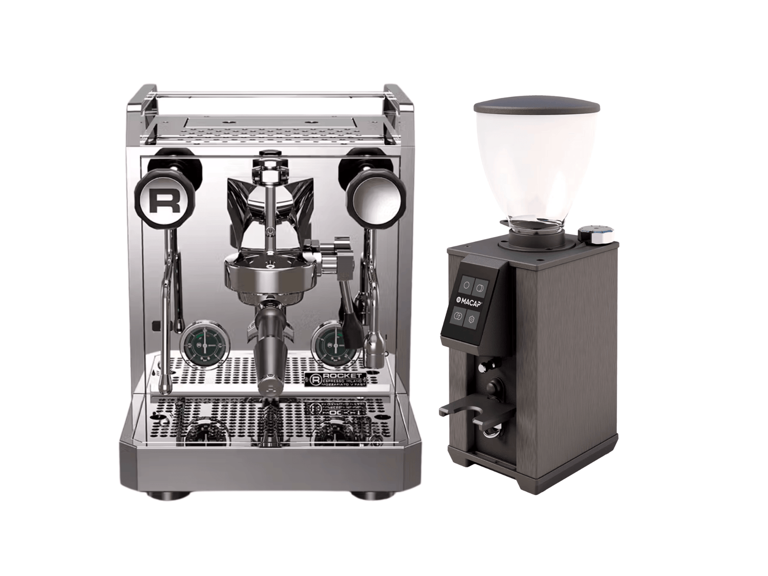 Rocket Mozzafiato Fast V + Macap Leo 55 Bundle – Pro Coffee Gear