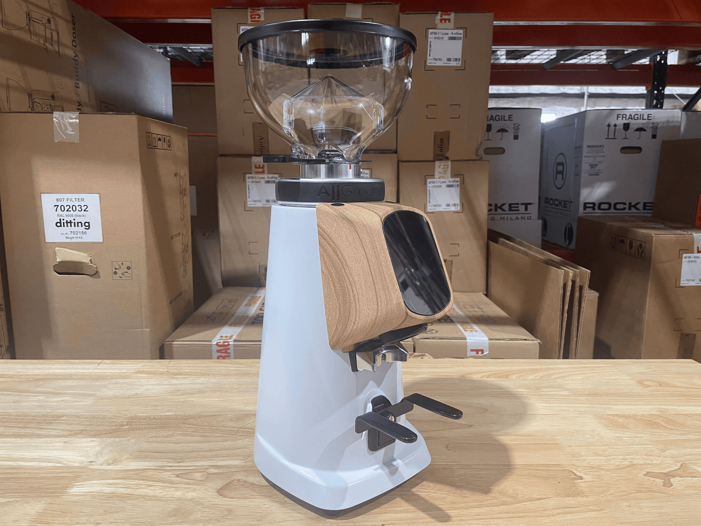 All Ground Arctic White & Walnut (Open Box)