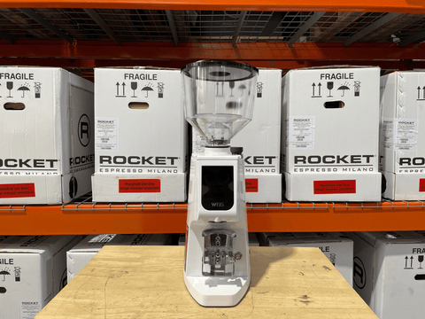 Eureka Atom W 65 Diamond Inside White Tall Hopper (Open Box)