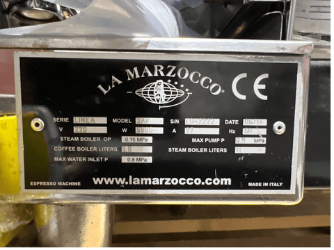 La Marzocco - Linea Classic - 3 Group - Black (Renewed)