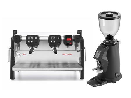 Astoria AB200 Autosteam + Macap Supra / MI40 Luxe Bundle