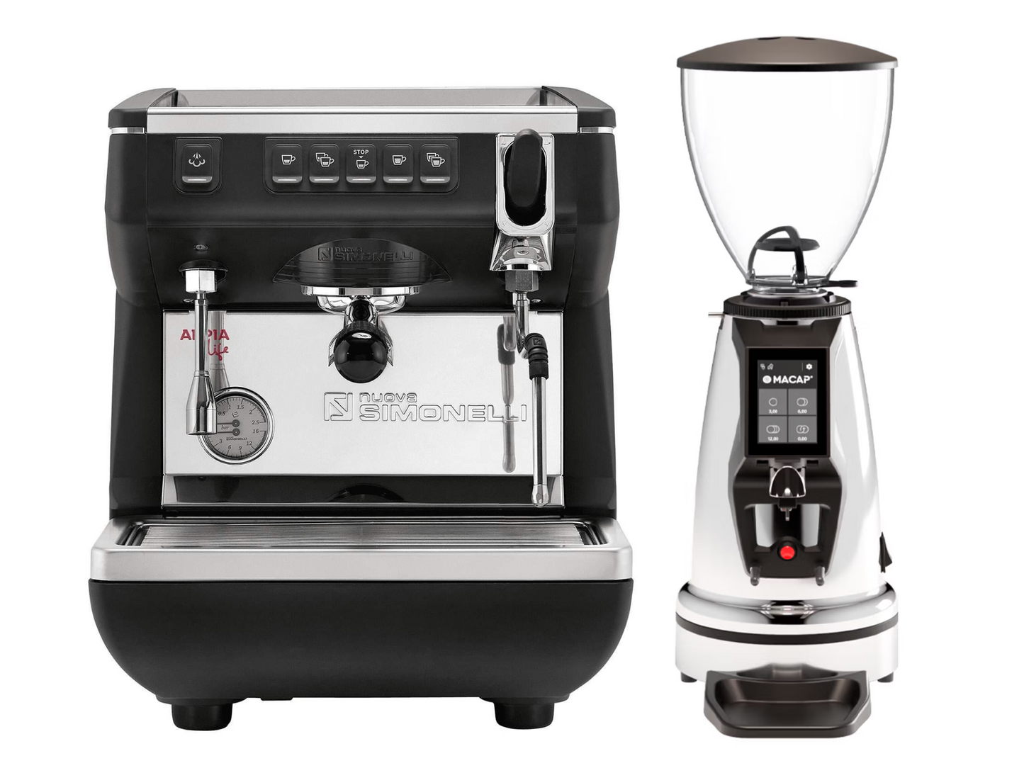 Nuova Simonelli Appia Life Compact + MI40 Touch / Atom Excellence 65 Bundle | Pro Coffee Gear