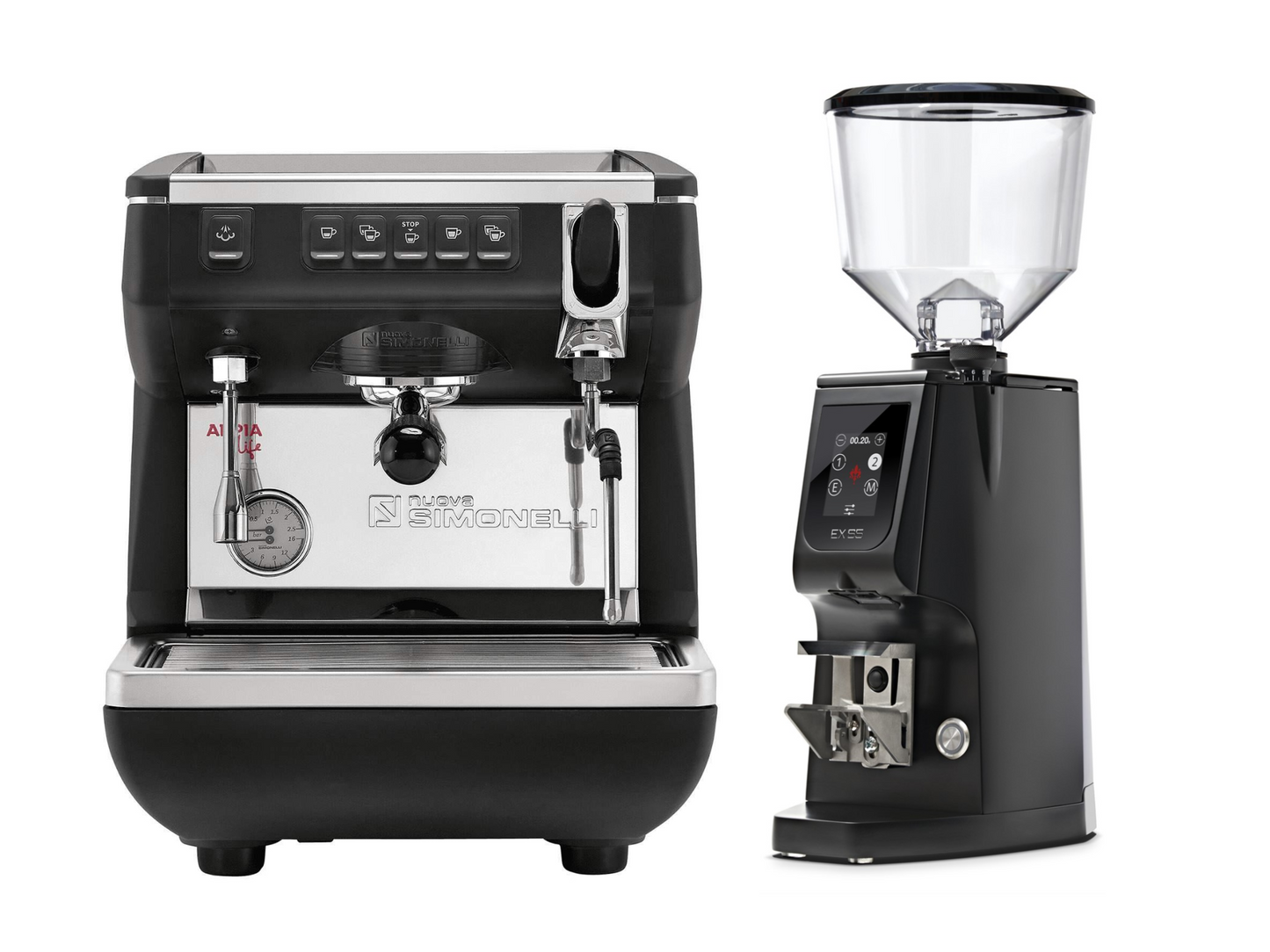 Nuova Simonelli Appia Life Compact + MI40 Touch / Atom Excellence 65 Bundle | Pro Coffee Gear