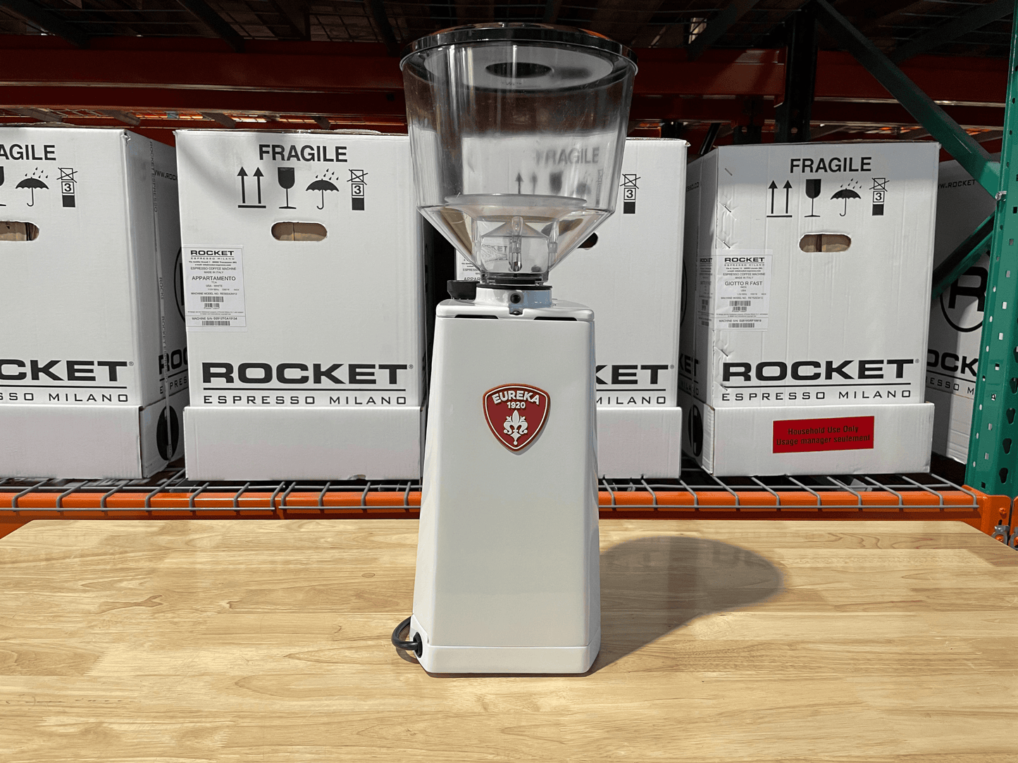 Atom W 65 Diamond Inside White Tall Hopper (Open Box)
