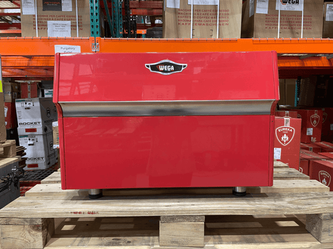 WEGA ATLAS 2 GROUP ESPRESSO MACHINE RED - (renewed)