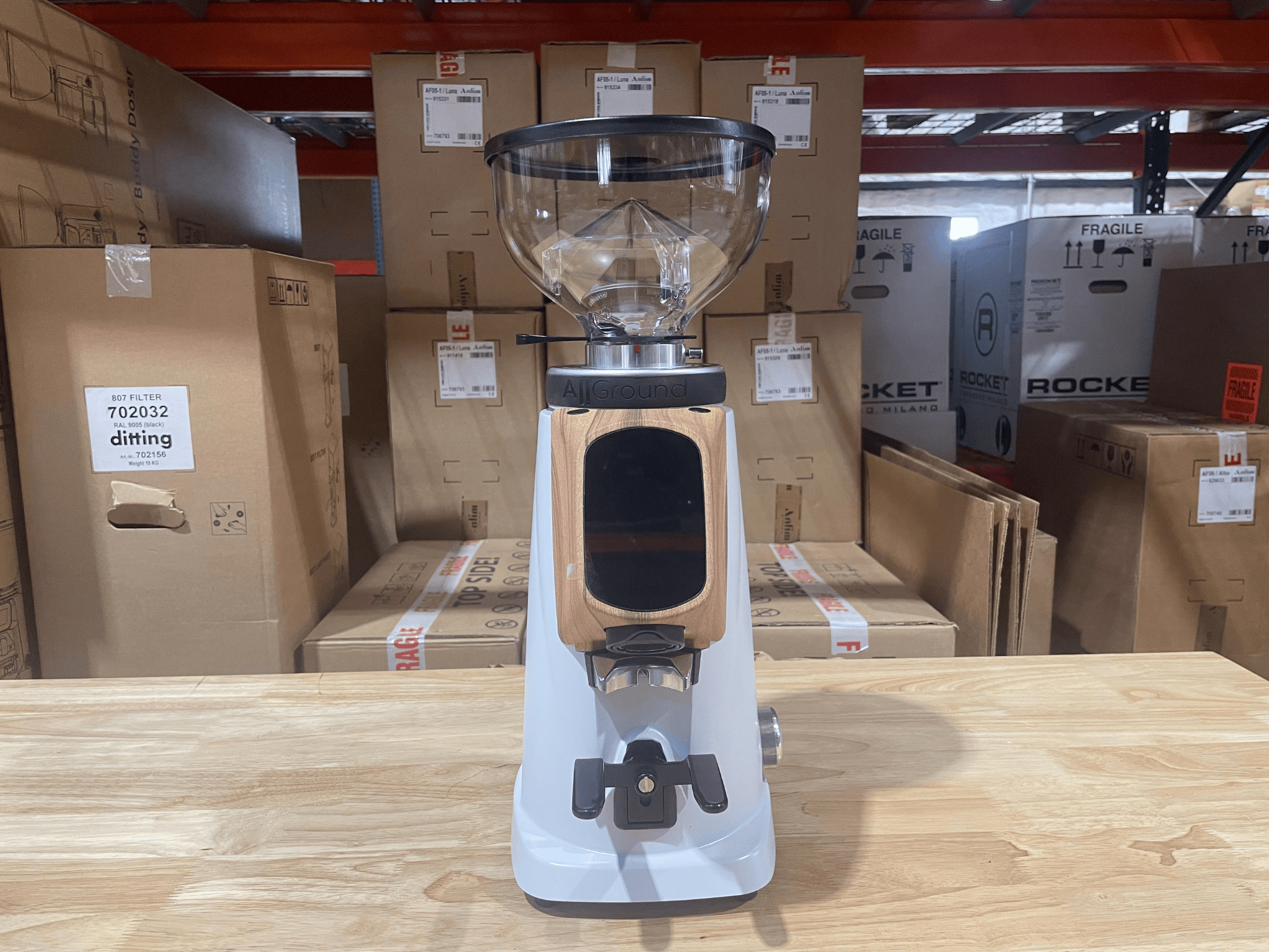All Ground Arctic White & Walnut (Open Box)