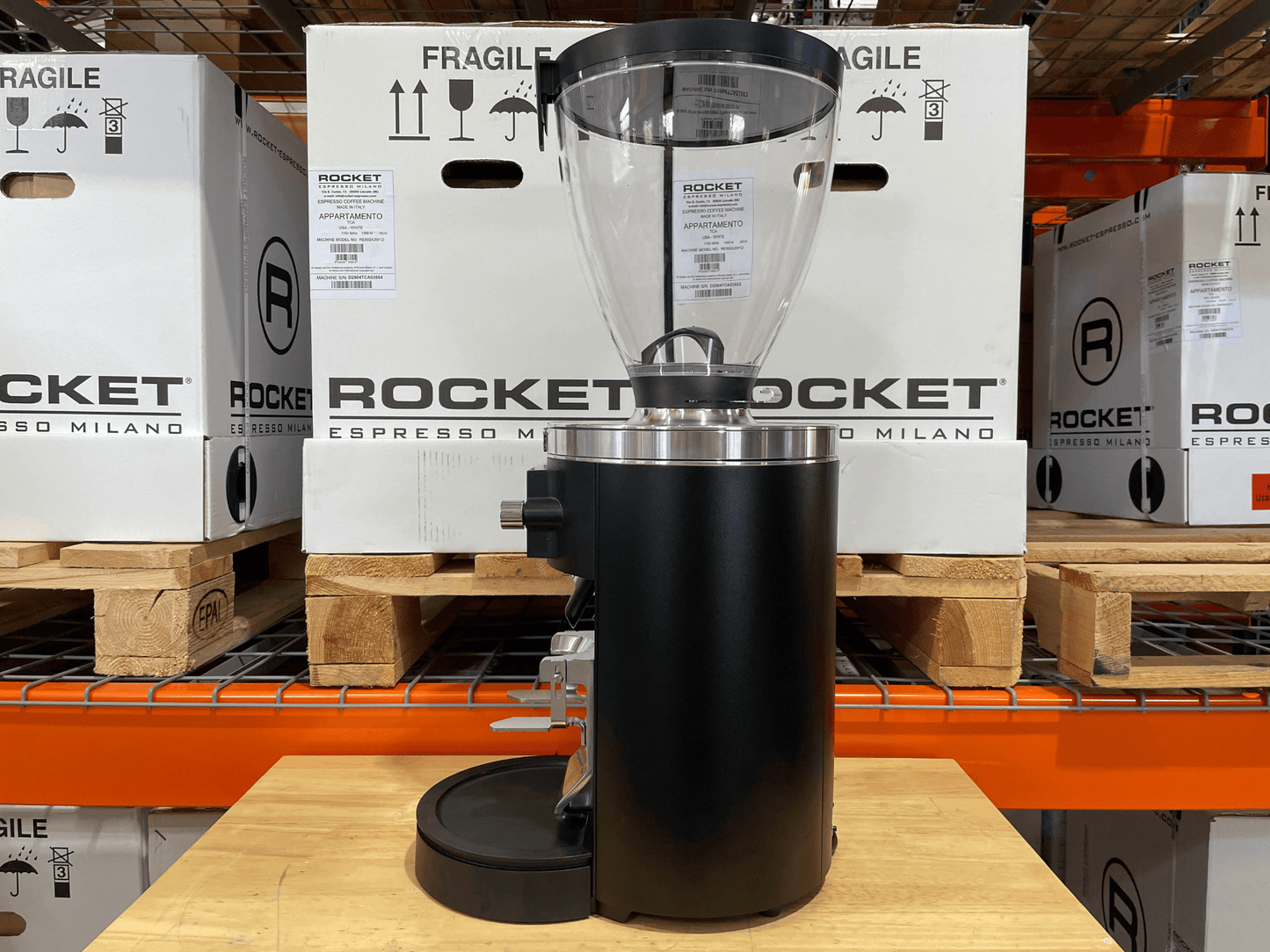  Mahlkönig E80W Grind-by-Sync (GbS) espresso grinder open box Pro Coffee Gear