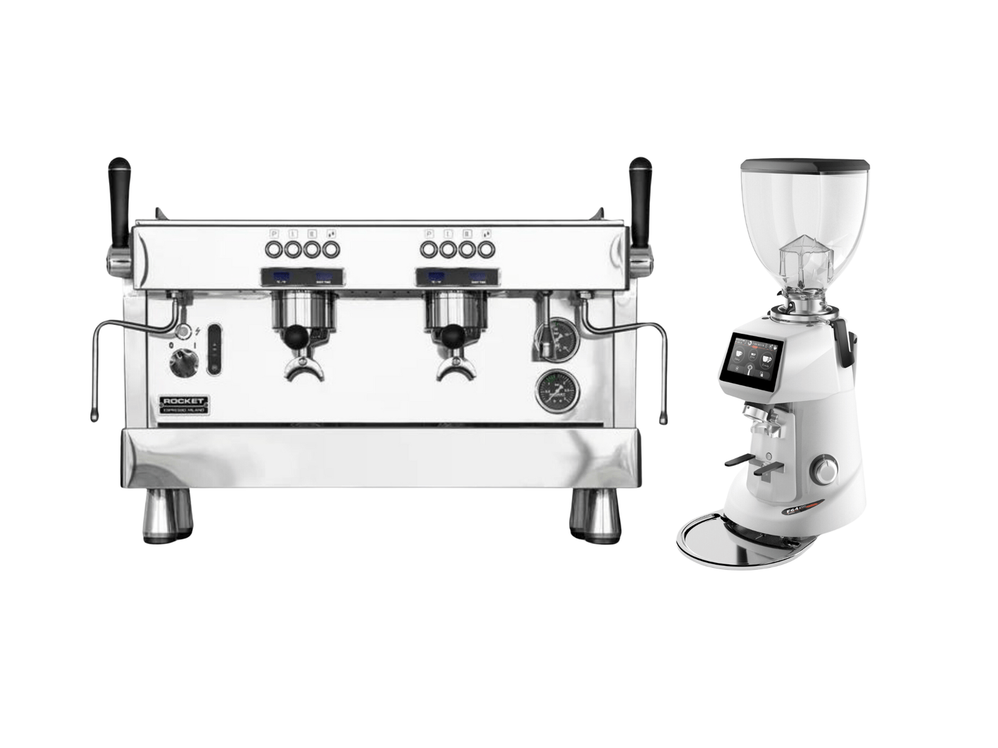 Rocket R9 Commercial Espresso Machine + Fiorenzato F64 Evo Pro Sense Coffee Grinder Bundle | Pro Coffee Gear