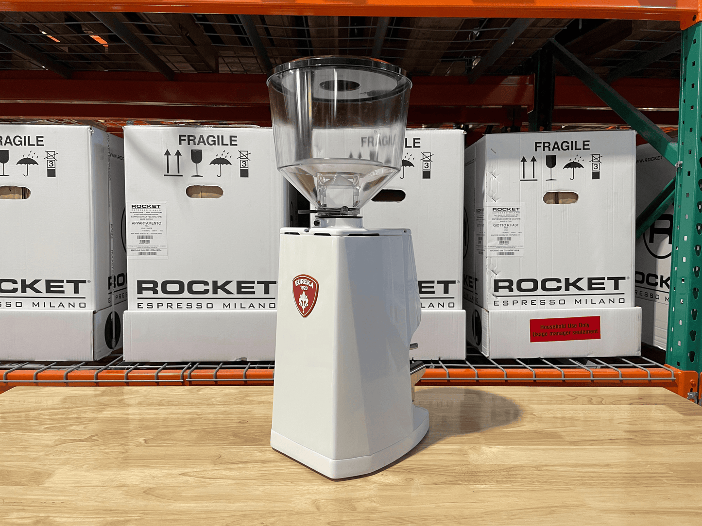 Atom W 65 Diamond Inside White Tall Hopper (Open Box)