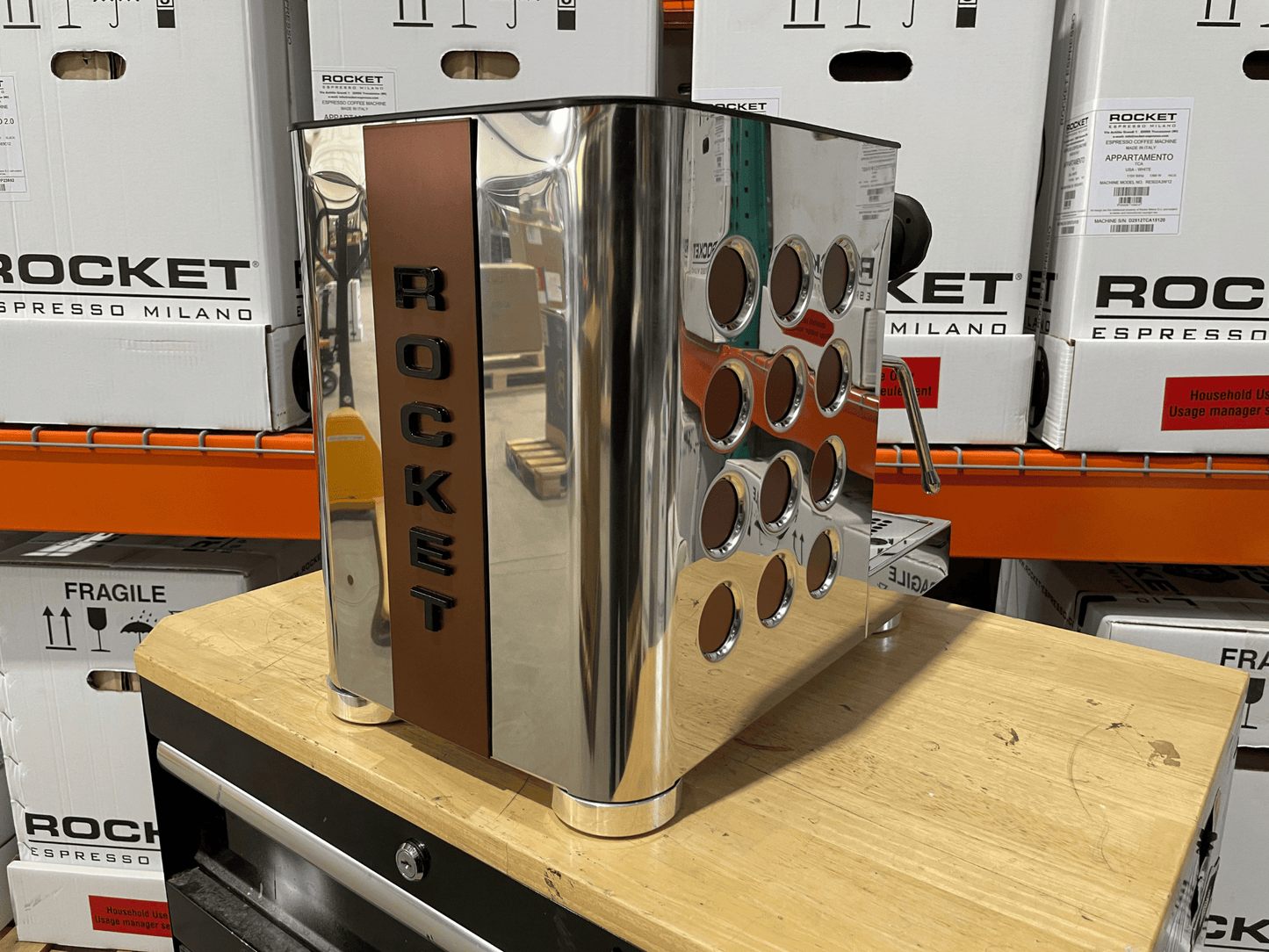Appartamento TCA - Shiny Steel with Copper Circles (Open Box)