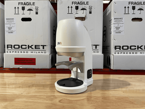 PUQ Press Q Matte White (Demo) | Pro Coffee Gear PUQ Press Q Matte White (Demo) | Pro Coffee Gear