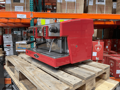 WEGA ATLAS 2 GROUP ESPRESSO MACHINE RED - (renewed)