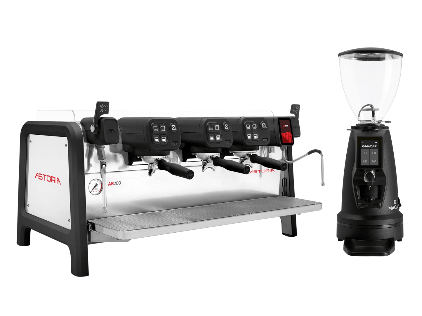 Astoria AB200 Autosteam + Macap Supra / MI40 Luxe Bundle