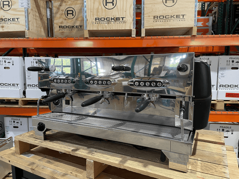 La San Marco 80E 3 Group Black Commercial Renewed Espresso Machine | Pro Coffee Gear