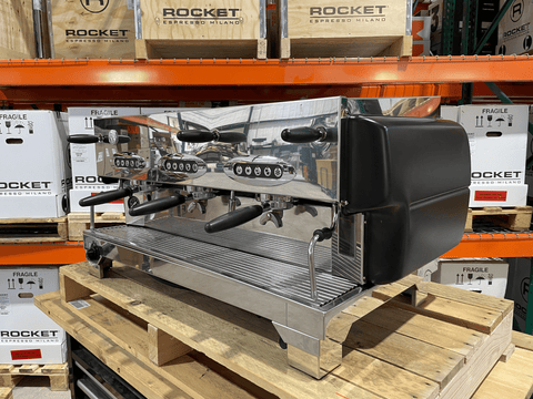La San Marco 80E 3 Group Black Commercial Renewed Espresso Machine | Pro Coffee Gear