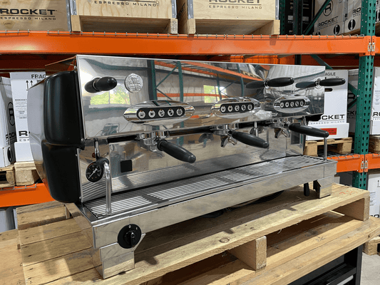 La San Marco 80E 3 Group Black Commercial Renewed Espresso Machine | Pro Coffee Gear