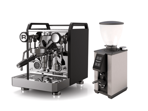Rocket Mozzafiato Fast V + Macap Leo 55 Bundle – Pro Coffee Gear Rocket Mozzafiato Fast V + Macap Leo 55 Bundle – Pro Coffee Gear