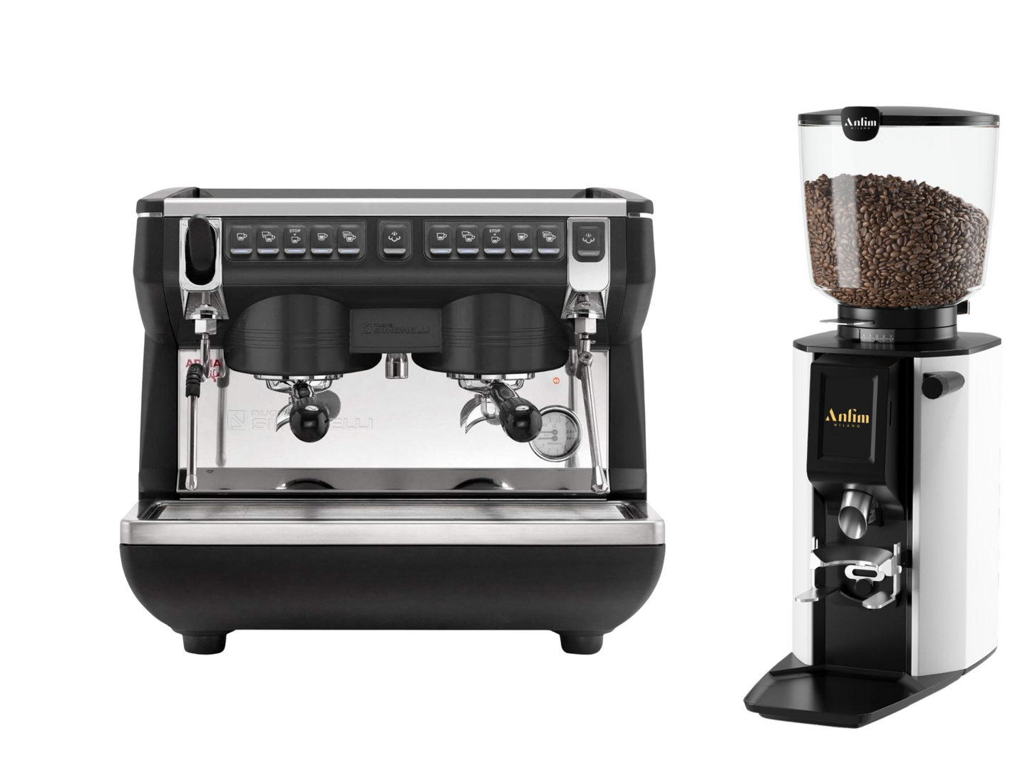 Nuova Simonelli Appia Life Compact + Macap MI20 Touch / Anfim Luna