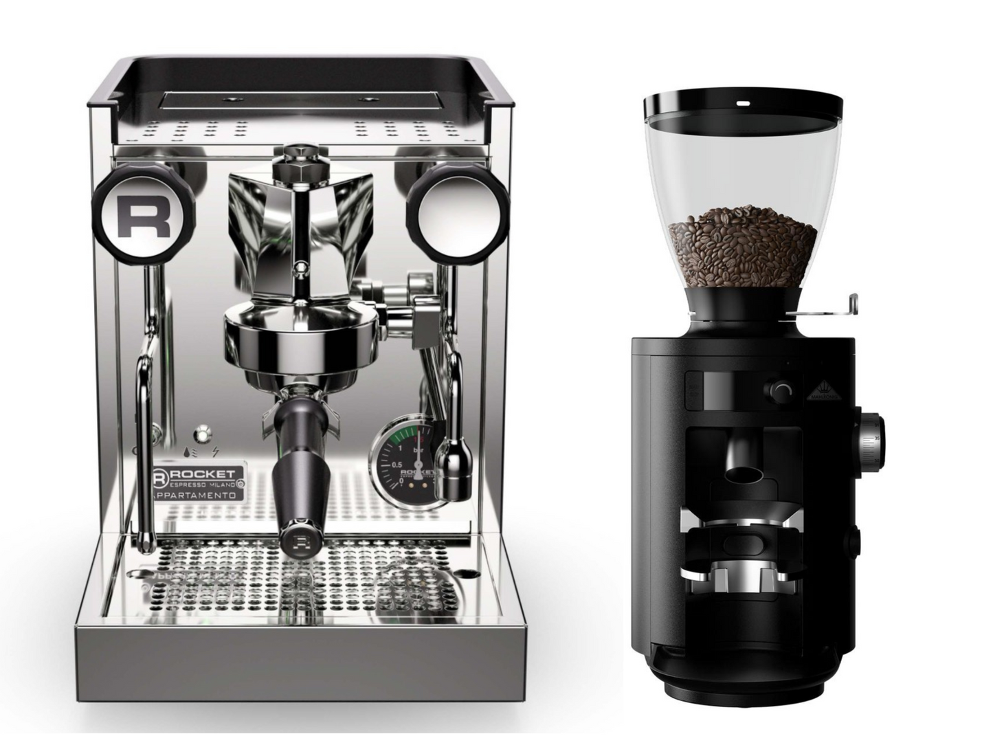 Rocket APPARTAMENTO TCA Espresso machine + Mahlkonig X54 Grinder BUNDLE | Pro Coffee Gear