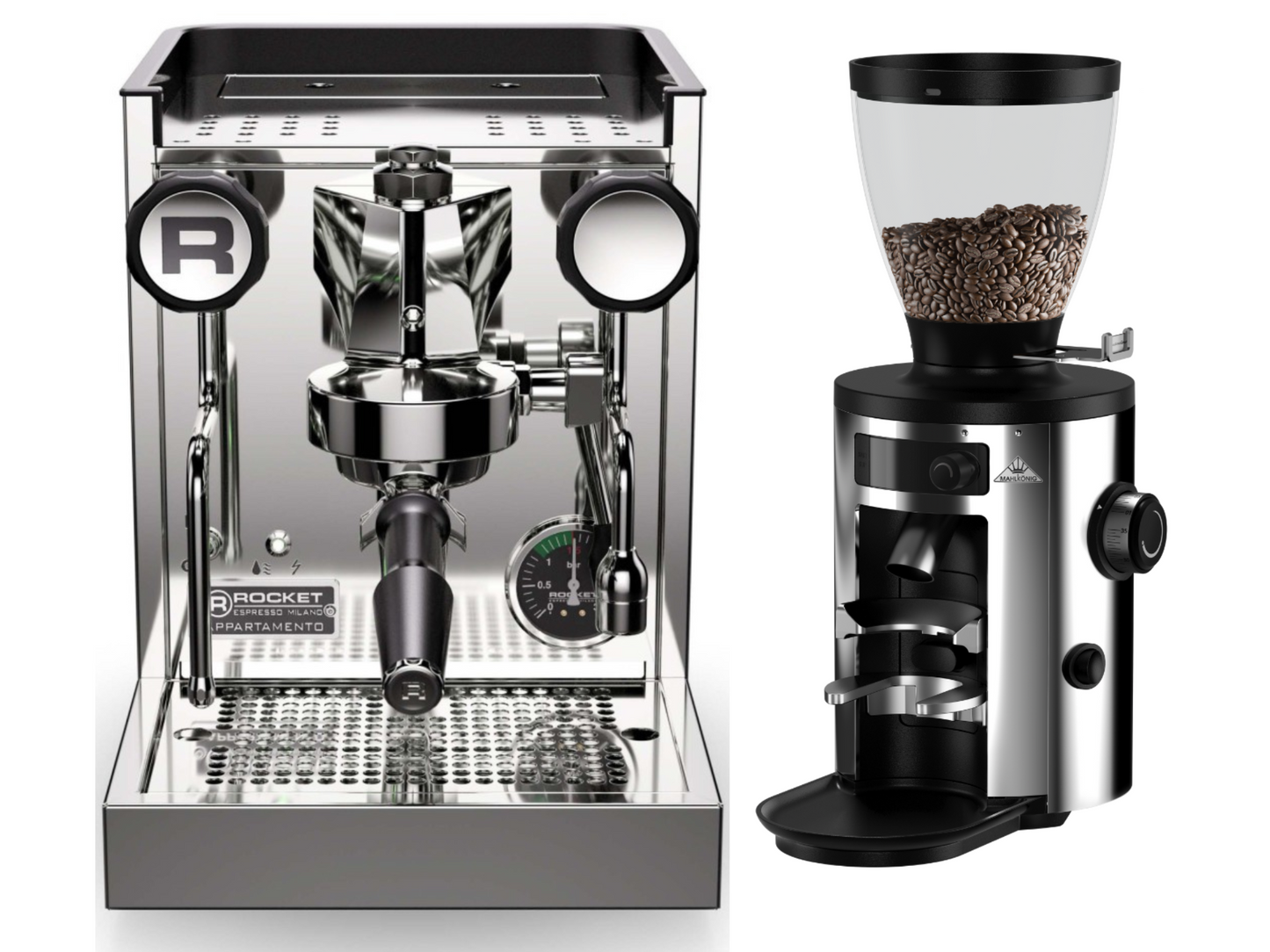 Rocket APPARTAMENTO TCA Espresso machine + Mahlkonig X54 Grinder BUNDLE | Pro Coffee Gear