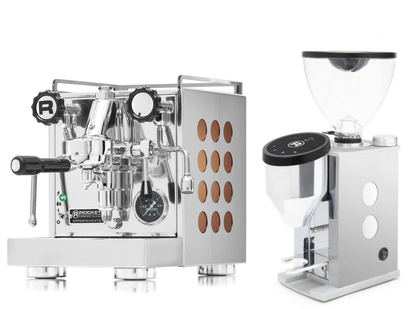 ROCKET APPARTAMENTO Espresso Machine + FAUSTINO 3.1  Grinder BUNDLE | Pro Coffee Gear