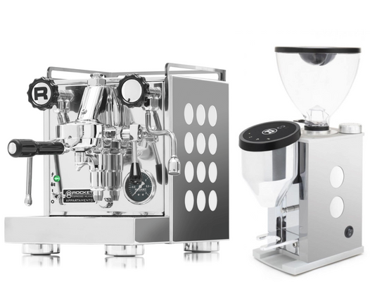 ROCKET APPARTAMENTO Espresso Machine + FAUSTINO 3.1  Grinder BUNDLE | Pro Coffee Gear