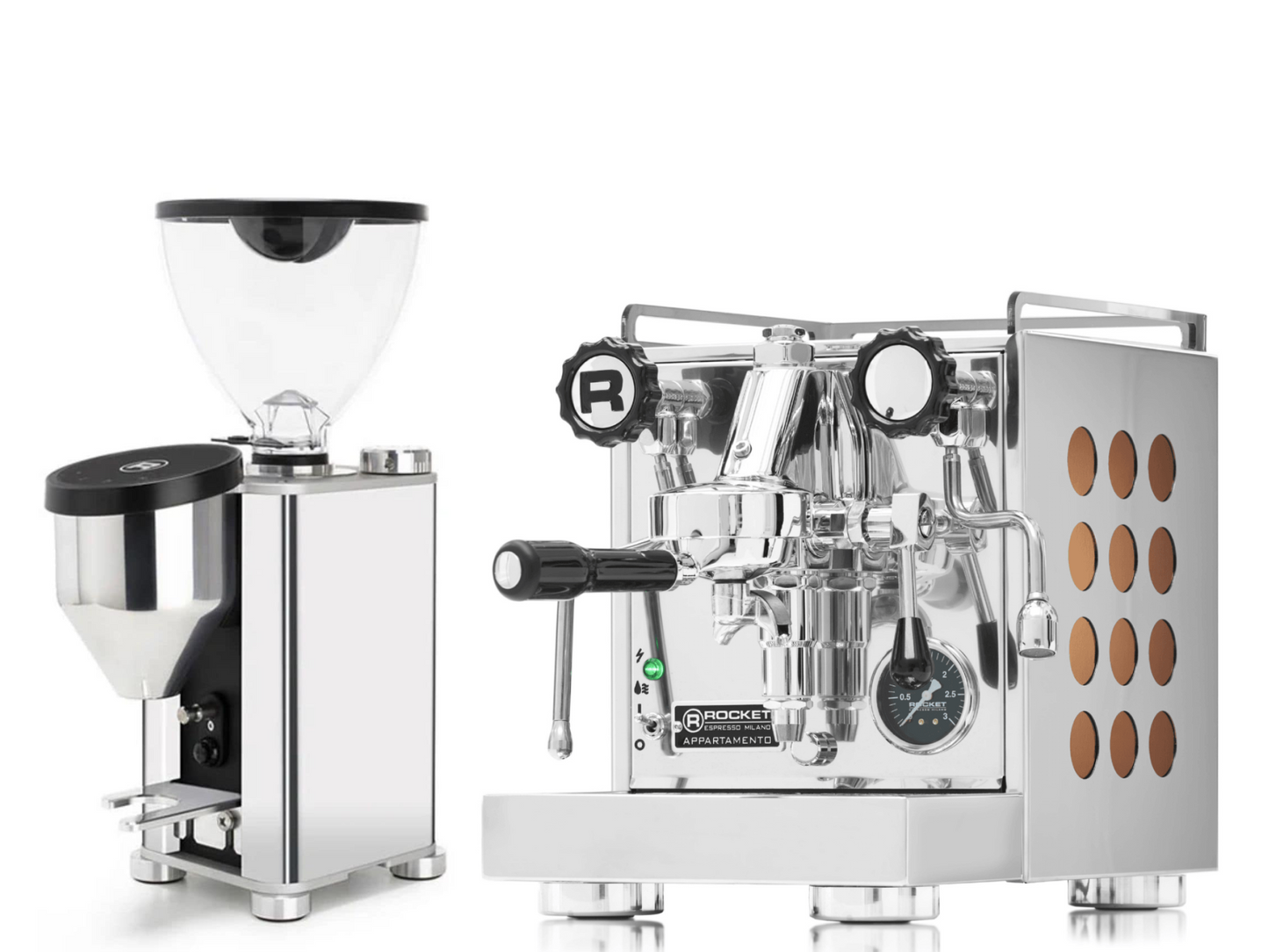 ROCKET APPARTAMENTO Espresso Machine + GIANNINO Grinder BUNDLE | Pro Coffee Gear