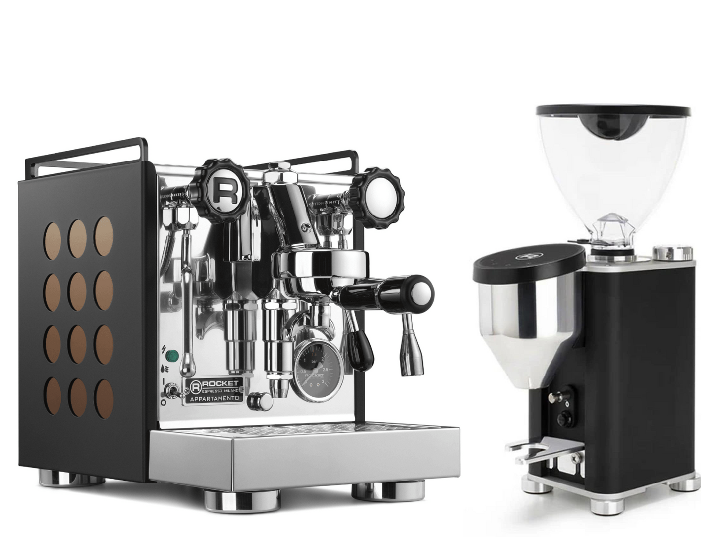 ROCKET APPARTAMENTO Espresso Machine + GIANNINO Grinder BUNDLE | Pro Coffee Gear