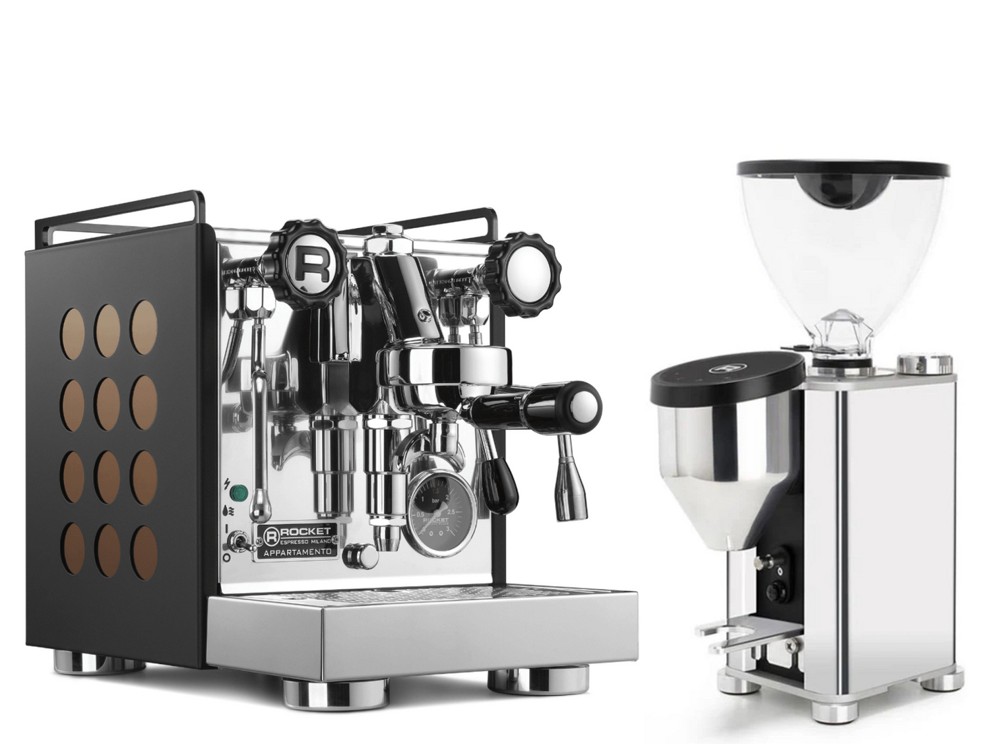 ROCKET APPARTAMENTO Espresso Machine + GIANNINO Grinder BUNDLE | Pro Coffee Gear