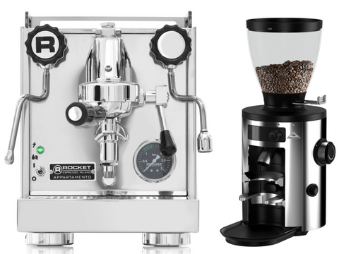 Rocket APPARTAMENTO Espresso Machine + Mahlkonig X54 Grinder BUNDLE | Pro Coffee Gear