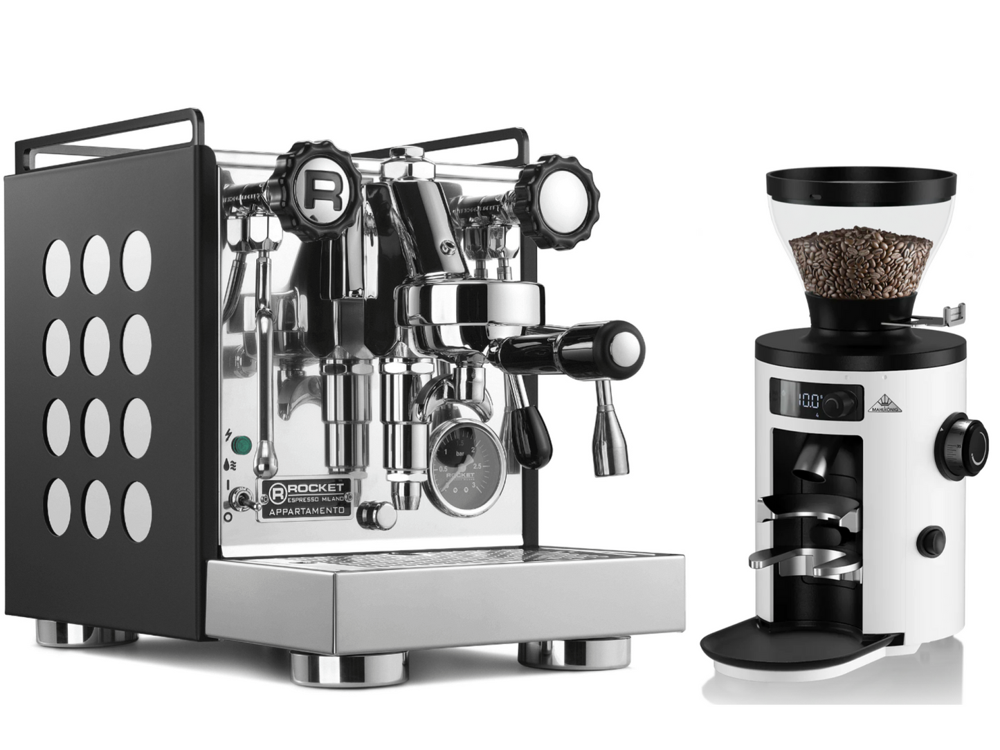 Rocket APPARTAMENTO Espresso Machine + Mahlkonig X54 Grinder BUNDLE | Pro Coffee Gear