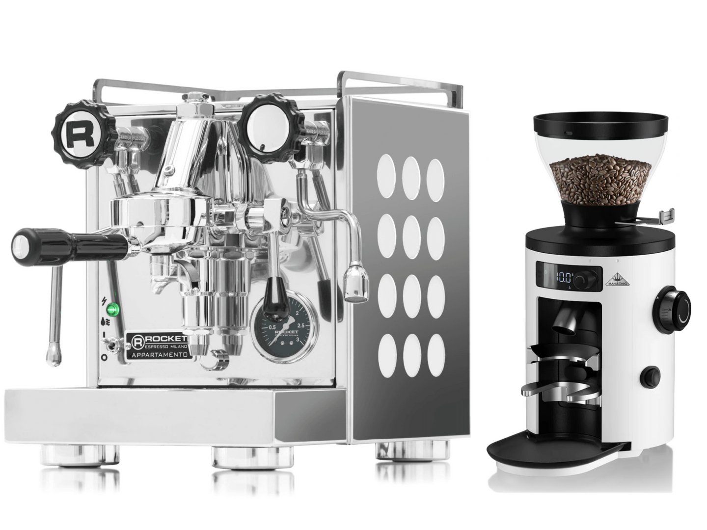 Rocket APPARTAMENTO Espresso Machine + Mahlkonig X54 Grinder BUNDLE | Pro Coffee Gear