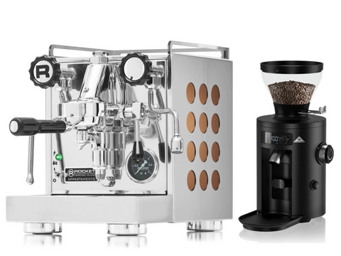 Rocket APPARTAMENTO Espresso Machine + Mahlkonig X54 Grinder BUNDLE | Pro Coffee Gear