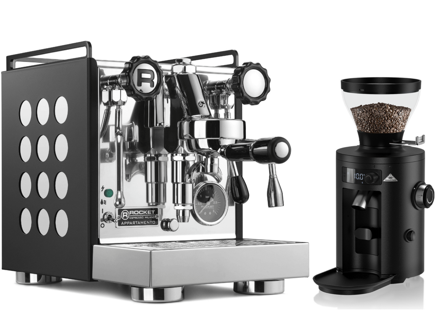 Rocket APPARTAMENTO Espresso Machine + Mahlkonig X54 Grinder BUNDLE | Pro Coffee Gear