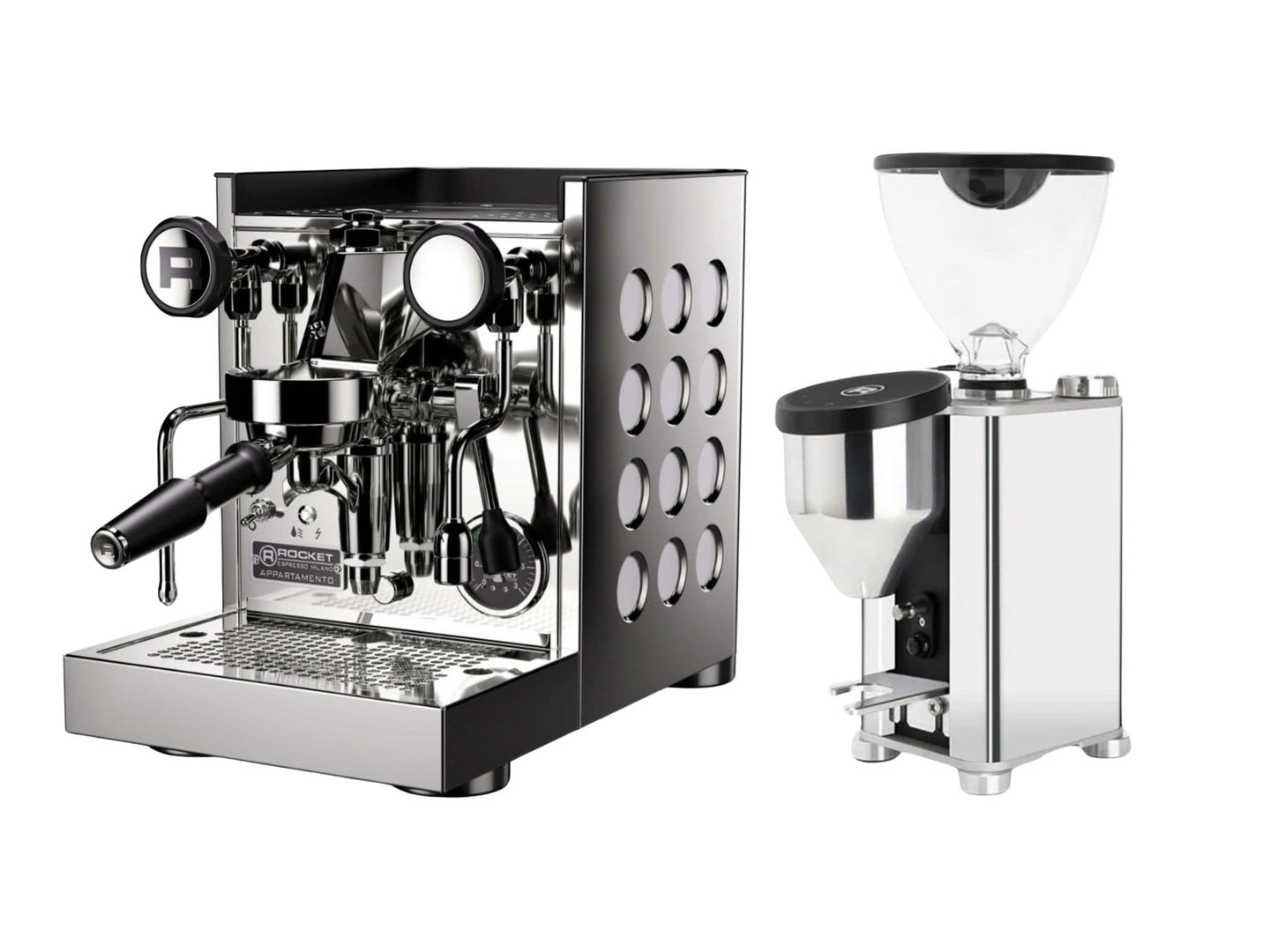 Rocket Appartamento TCA Espresso Machine + Giannino Grinder - Pro Coffee Gear