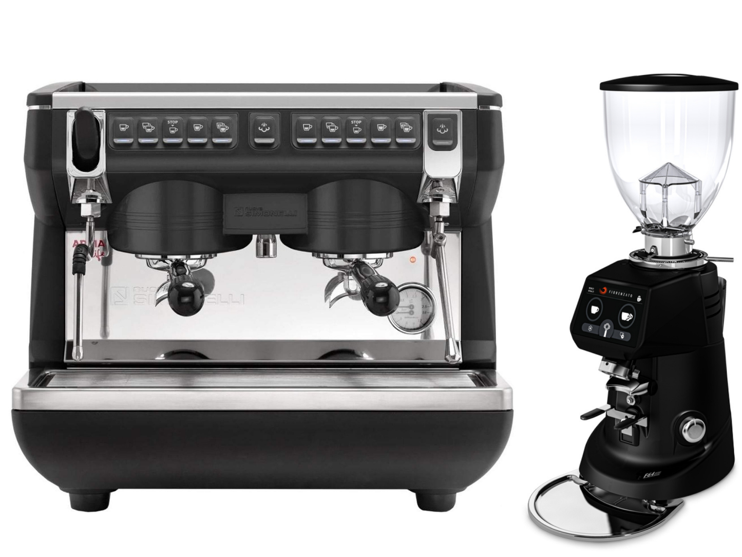 Nuova Simonelli  Appia Life Compact + Fiorenzato F64 Evo Dark-T Bundle | Pro Coffee Gear