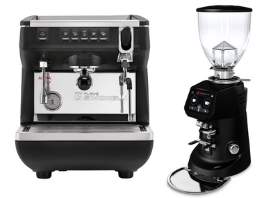 Nuova Simonelli Appia Life Compact + Fiorenzato F64 Evo Dark-T Bundle