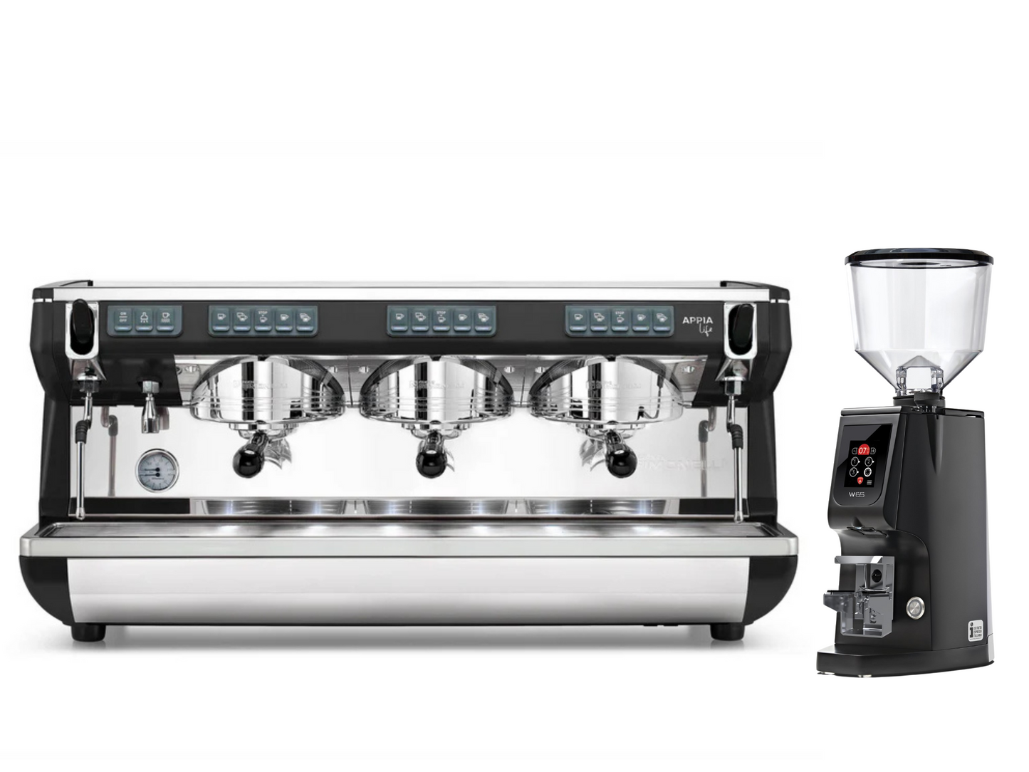 Nuova Simonelli  Appia Life + Eureka Atom W 65 Bundle | Pro Coffee Gear